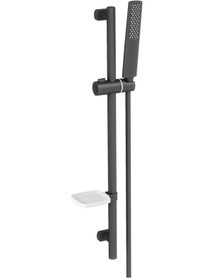 Resim Ganj Sürgülü Duş Seti Stick-siyah Siyah 