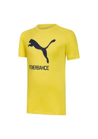Resim Fenerbahçe Puma Tshirt, Lisanslı Sarı Tshirt Sarı 