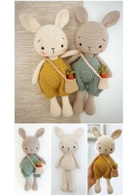 Resim Amigurumi Tavşan Örme Oyuncak 