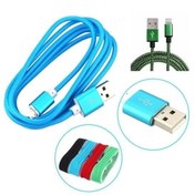 Resim 1,5 Metrelik Örgü Şeklinde Apple Iphone Ipad Data Şarj Kablosu 