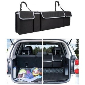 Resim Araba Bagaj Organizer Araba Koltuk Arkası Araç Eşya Düzenleyici O 