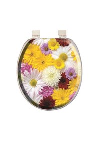 Resim Softy Classic Desenli Yumuşak Klozet Kapağı Beyaz 8691580104961 