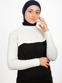 Resim Modamelita Tesettür boyunluklu kolluk bolero crop 