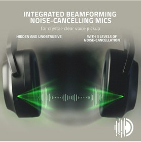 Resim Razer Barracuda - Kablosuz Çoklu Platform Oyun Ve Mobil Kulaklık 