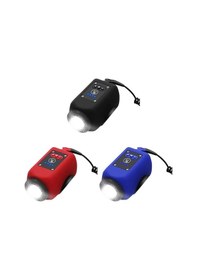 Resim Bisiklet Ön Far+korna Siyah 