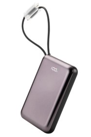Resim İntouch 10.000 mAh Kablolu Pd Quick Mini Electronic Painting Powerbank Taşınabilir Sarj Cihazı 