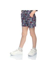 Resim Lovetti Kız Çocuk Cottage Garden Desen Cepli Şort 8977 Çok Renkli 
