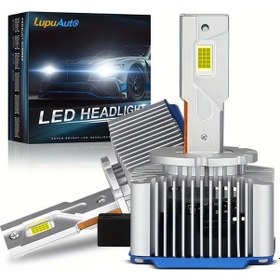 Resim Tongdashop D1s D3s Led Ampul 180w 60000 Lumen 6500k Beyaz 300 Parlaklik Tak Calistir 2 Adet 
