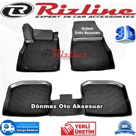 Resim Nissan Micra 3D Paspas Havuzlu Siyah 2019 Sonrası Rizline N11.8976 