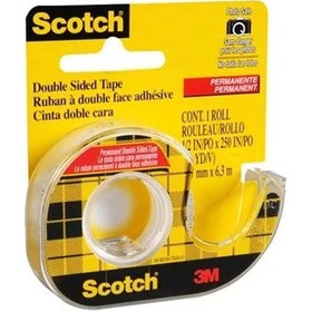Resim Scotch Çift Taraflı Bant Kesicili 12.7x6.3m 