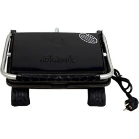 Resim DÖKÜMİX Döküm Organik Demir Döküm Tost Makinesi 1800 W Siyah Ev Tipi 
