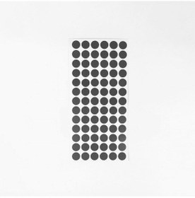 Resim Furndiy Kendinden Yapışkanlı Vida Tapası Gri 15 Mm Yuvarlak 78 Parça Açık Gri 