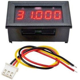 Resim DC 0-33.000V Yüksek Hassasiyetli Dijital Voltmetre - Kırmızı 