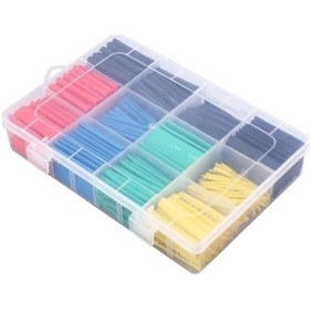 Resim Tograt Isı Shrink Boru Daralan Makaron Kablo Yalıtım - 580 Adet 16 Boy 