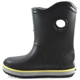 Resim Onlo Ayakkabı HE.037 Siyah Plastik Erkek Çocuk Yağmur Çizme Siyah 