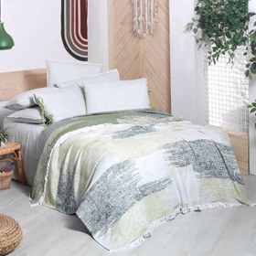 Resim Sarev Morla Tek Kişilik 150x200 Pike Takımı Yeşil 
