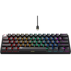 Resim Havit Gamenote KB903L %60 Mekanik Blended Aydınlatma Oyuncu Klavyesi - 61 Tuş 