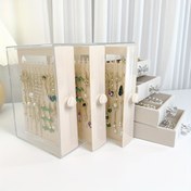 Resim Glam Stil Sekizgen Plastik Takı Organizatör Kutusu Şeffaf Kapaklı - Küpe, Kolye, Yüzükler için Çoklu Bölme Depolama | Dayanıklı Ev Dekoru ve Hediye Fikri, Takı Kutusu, Takı Kutuları 