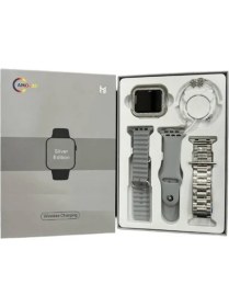 Resim Wair Teknoloji Kadın Akıllı Saat Gümüş G9 Mini Plus 3 Kordon/watch Kılıf/bileklik/charm Süs 