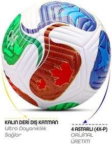 Resim Futbol Topu Trionix 2026 Dünya Kupası Pompalı Set Dayanıklı Sert Zemin Halı Saha Topu No:5 