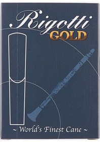 Resim Rigotti Rgccs15 Gold Bb Klarnet Kamışı No: 1.5 Başlangıç/eğitim - Tekli Paket Fransız Kesim Başlangıç Kamışı Ve Net Ton Yapısı 