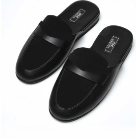 Resim Erkek Siyah Poli Taban Nubuk Çeyizlik Ev Terliği Q3G7K5CK 