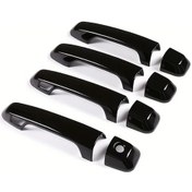 Resim Dashanshop Prado 10 19 Kapı Dış Kolu Dekor Aksesuar Siyah Piyano 2 Akıllı Delik 