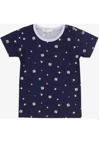 Resim Breeze Kız Bebek Şortlu Pijama Takımı Taç Desenli 9 Ay-3 Yaş, Lacivert-lacivert Lacivert 