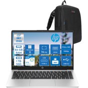 Resim Hp 240 G10 Intel Core I7 1360P 64GB 1tb SSD 14\ Fhd WIN11PRO Taşınabilir Bilgisayar G108A557EAW23+ZETTAÇANTA 
