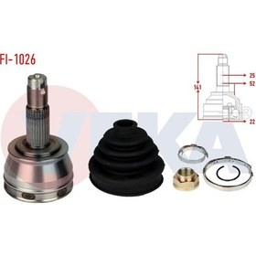 Resim Veka-fı-1026 - Aks Kafası Sol-sag On Dıs Fıat Marea 185 1.6i 