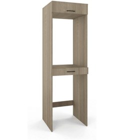 Resim Çamaşır Makinesi Dolabı 005 - Sonoma Meşe Çok Renkli 