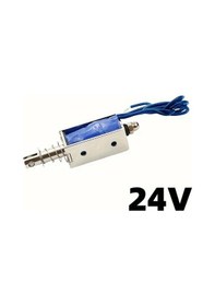 Resim Honeybeeshop 2 Adet 24v Gangbei-0530b Açık Çerçeve Elektromıknatıs 5n Tutma Kuvveti 10mm Lineer Solenoid 