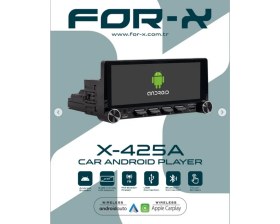 Resim For-X X-425A-6.86''HD-2/64GB-ANDROİD-WİFİ-BT-FM-TELEFON Şazr-Kablosuz Carplay-Hd Kameralı 