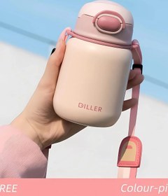 Resim Genel Markalar 420ml Pipetli Askılı Çelik Matara 6 Saat Sıcak/soğuk Tutma Süresi 5 Farklı Renk 