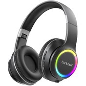 Resim Earldom B06 RGB Kulak Üstü Bluetooth Kulaklık Siyah 