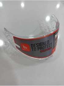Resim MT Helmets V14 Şeffaf Kask Camı (targo-revenge 2 Uyumlu) 