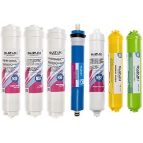 Resim 12 Inç Kapalı Kasa Su Arıtma Cihazı Tam Set (7 Filtre) Alkali Ve 554704038 