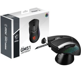 Resim Msi Clutch GM51 Lightweight Kablosuz Rgb Gaming Mouse 