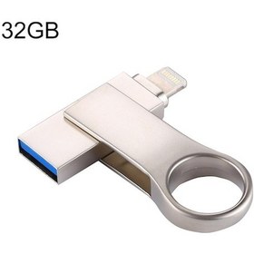 Resim Rogfer Rqw-10d 2'si 1 Arada Usb 2.0 Ve 8 Pin 32gb Flash Sürücü 