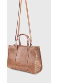 Resim Housebags Deri Görünümlü Çift Askılı Tote Bag 253 001 