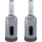 Resim 2x Elmas Parçacıkları Kaplamalı Matkap Ucu Seramik Karo 16MM Dia Cam Delik Testere (Yurt Dışından) 