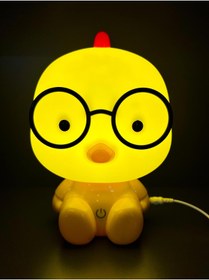 Resim HALL BREATHE Sarı Çocuk Masa Gece Lambası, Çok Katmanlı Led Işık, Sevimli ve Eğlenceli Tasarım 