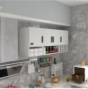 Resim Kenzlife Hazır Mutfak Konsta Byz 060 150 32 Mutfak Banyo Dolabı Kapaklı Raflı 