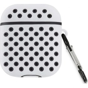 Resim İlkyaz Fashion Apple Airpods 2 (2.nesil) Spor Delikli Kılıf - Gri-Siyah 