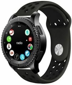 Resim Ticwatch E2 Uyumlu Sport Kordon Silikon Delikli Renkli Kayış 