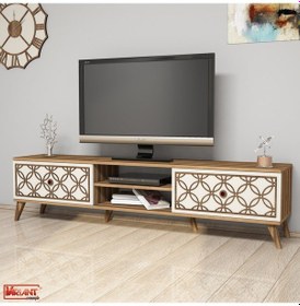 Resim Variant Class Tv Ünitesi - Ceviz / Krem 