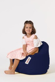 Resim earmut Premium Çocuk Armut Koltuk Lacivert 