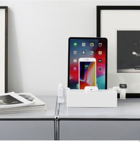 Resim Alldock Wireless Kablosuz Şarj Standı - Beyaz 