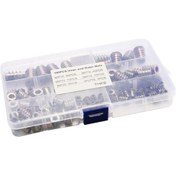 Resim Tongxida 100 Parça Paslanmaz Çelik Ahşap Vidalı Soket Seti - 6 Farklı Boyut 