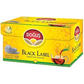 Resim Doğuş Black Label Demlik Süzen Poşet Çay 120'li 